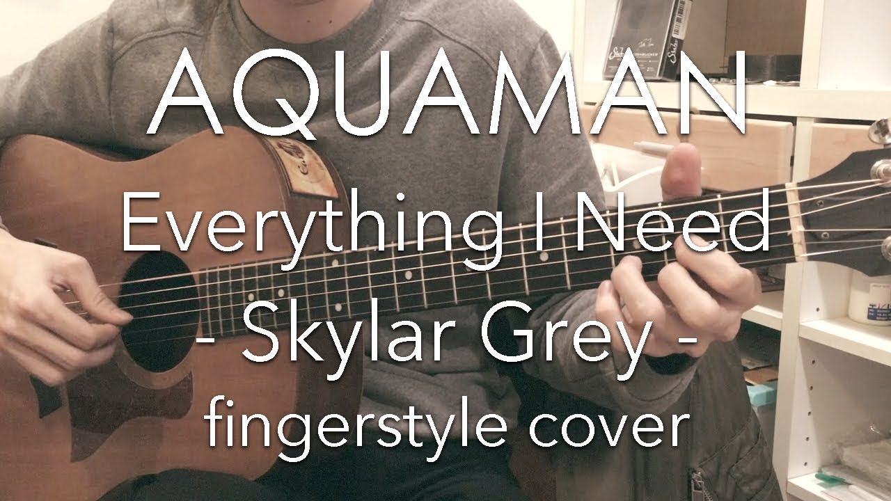 【TAB】Everything I Need - Skylar Grey (fingerstyle cover) / 
