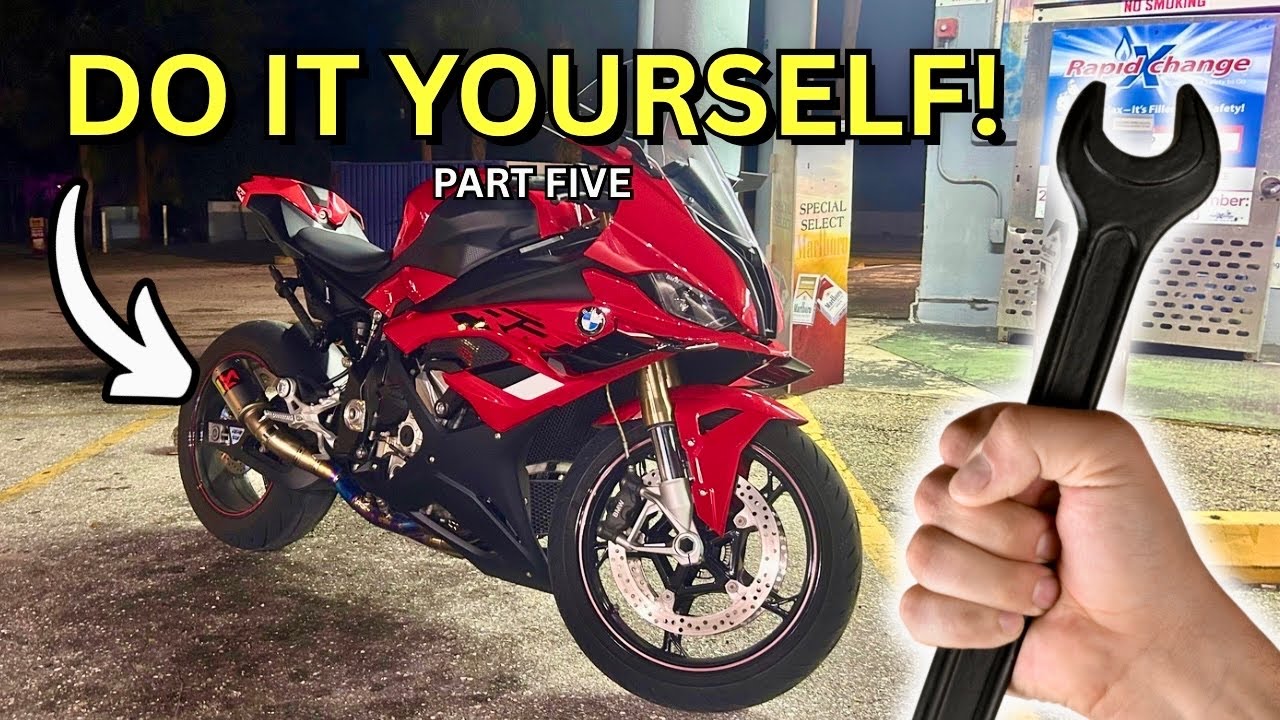 BMW S1000RR DIY Full Exhaust Installation: Part 5