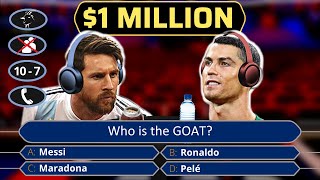 Messi & Ronaldo play Millionaire Quiz - With Haaland & Mbappe!