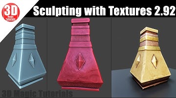 Blender 2.92 - Sculpting with Textures
