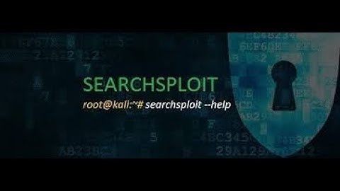 searchsploit tool to search exploit from exploit DB