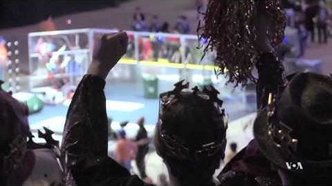 High School Students Compete in Robot Building