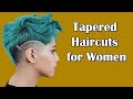 Chic and stylish exploring tapered haircuts for women