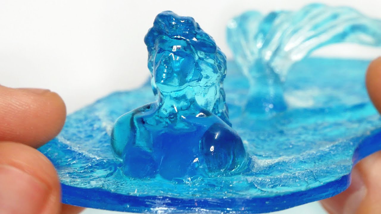 Mermaid from Epoxy Resin. Ocean Diorama / RESIN ART