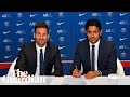 Lionel Messi unveiled as a PSG player – watch in full