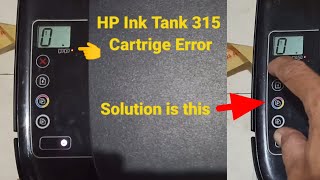 HP Ink Tank 315 Cartridge Error screenshot 4