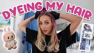 pink hair and my shopping secret | vlog