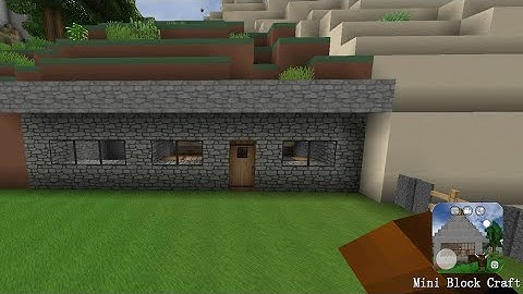 mini block craft || how to build a simple survival house || part-3 ||
