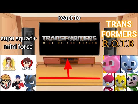 Cupu Squad+Mini Force react to Tranformers R.O.T.B | gacha club