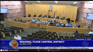 September 8, 2022-Regional Flood Control District Board Meeting