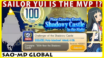 Shadowy Castle 100 Floors Clearing Event (Floor 81-100) - Yui Is The MVP? (SAO Memory Defrag)
