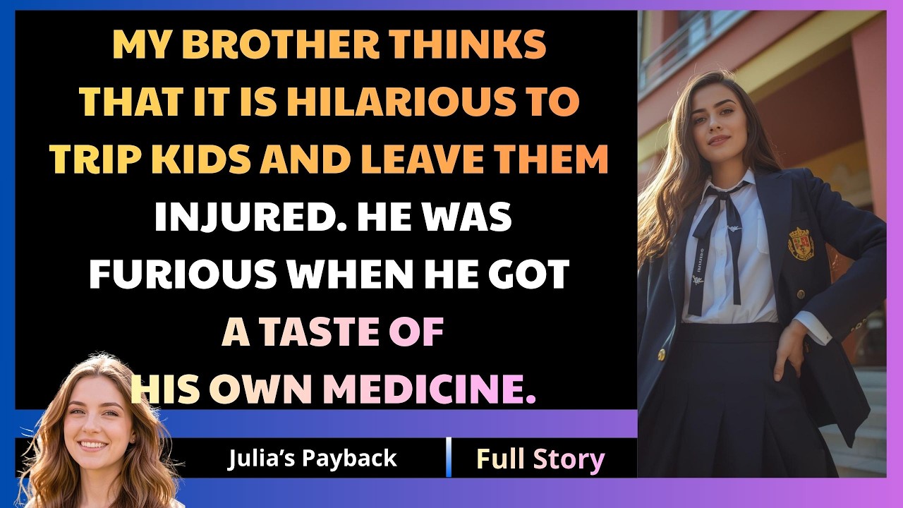 My brother thinks that it is HILARIOUS to TRIP kids and leave them INJURED. [FULL STORY]