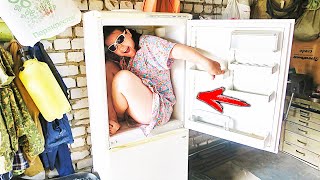 Бешеная мамка провела 24 часа в холодильнике!