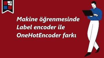Makine öğrenmesinde Label Encoder ile OneHotEncoder farkı