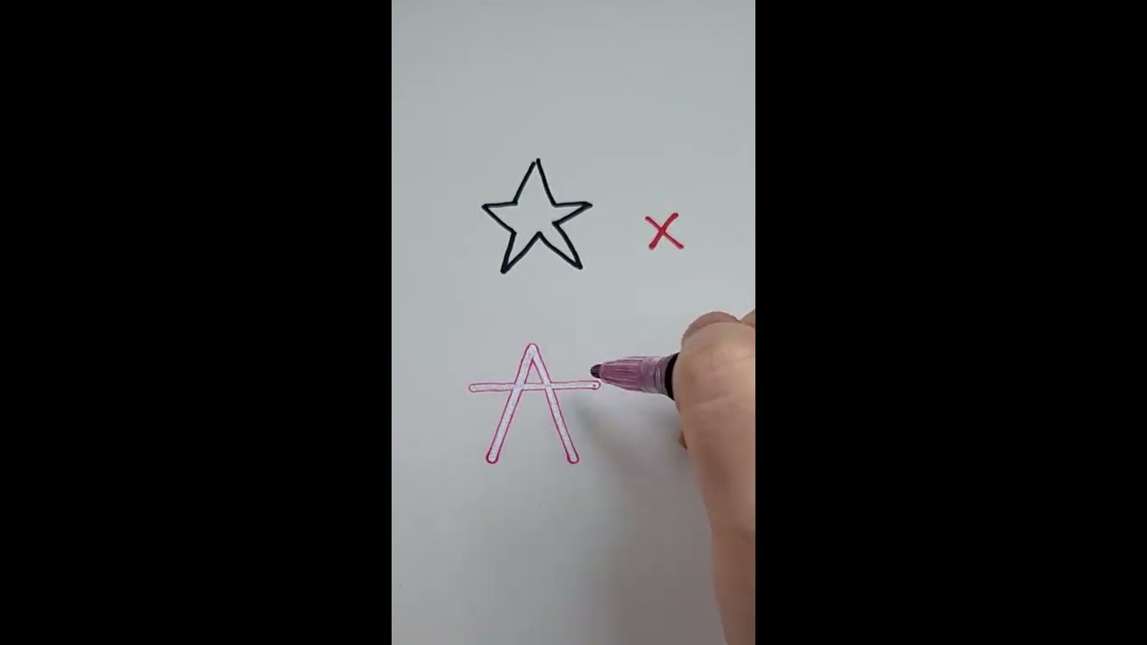 How To Draw A Perfect Star Easy Drawings