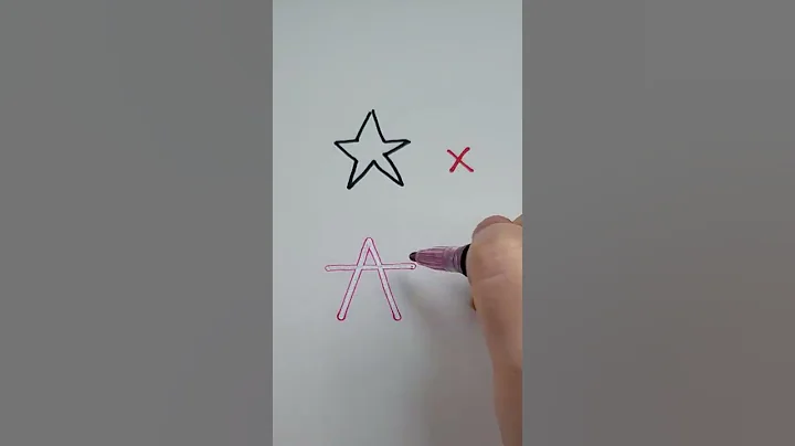 How to Draw A Perfect Star | Easy Drawings