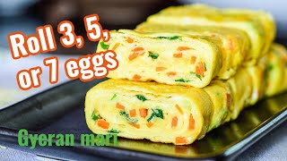 Korean Egg Roll - Gyeran Mari (계란말이)