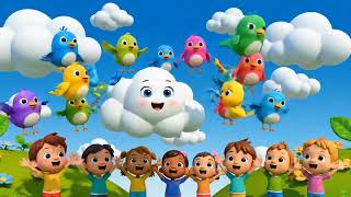  Tiny Cloud’s Rainbow Adventure ☁️🌈 | Fun Kids Song & Nursery Rhyme for Toddlers