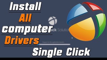 How to Install All Computer (Pc) Drivers In A Single (One) Click | Urdu/Hindi | 100% working