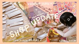 Studio Vlog✦SHOP UPDATE! Making Heart Day Cards, Full Inventory Count & Life in Between~