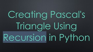 Creating Pascal
