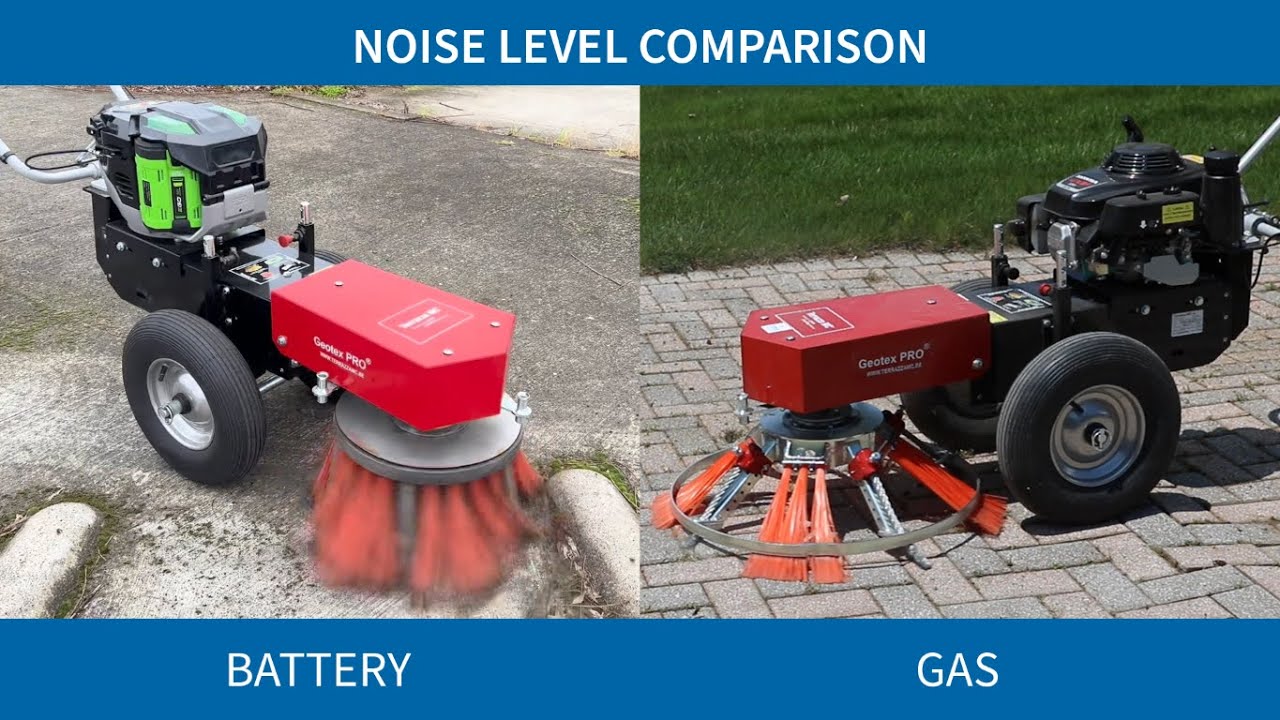 Noise Level Comparison Weedee PRO® Battery vs Gas
