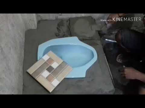  Cara  pasang  keramik  lantai closet jongkok YouTube