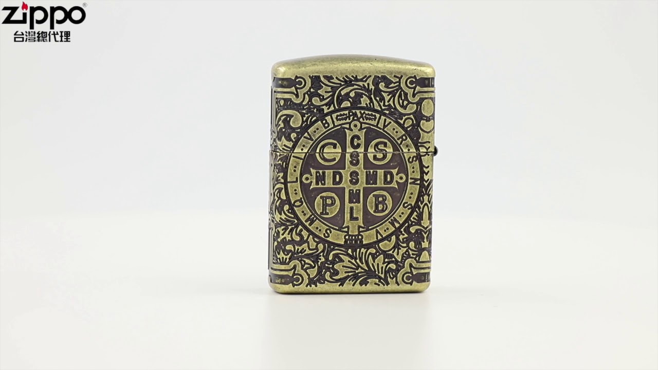 29719 St. Benedict Design < USA Decorated < LIGHTERS | zippo