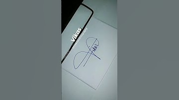 Vikas signature style name comment your name and subscribe #viral #signature #art #writing #style