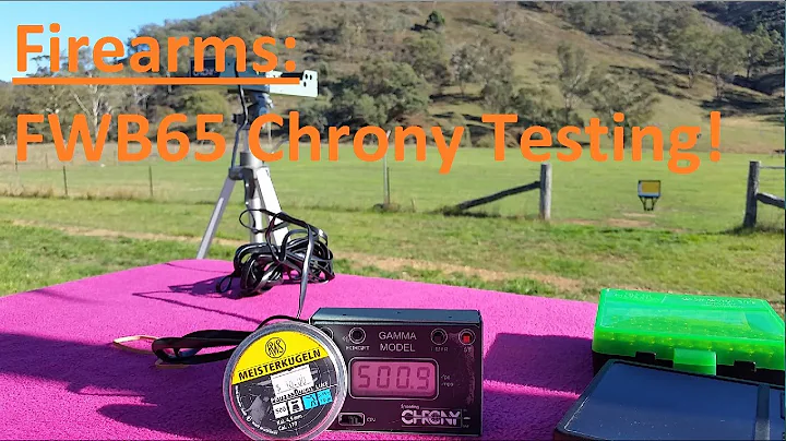 Feinwerkbau 65 - FWB 65 - Chronograph Testing!