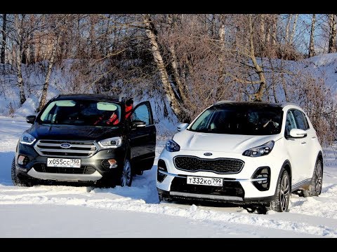 Киа Спортейдж - Форд Куга: тест упрямых на бездорожье