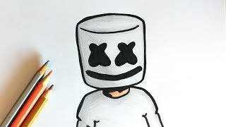 Como Desenhar O Marshmello