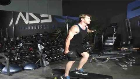 Step Up and Curl Press