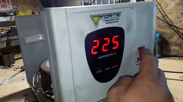 Стабилизатор FORTE - горит буква H - -ремонт