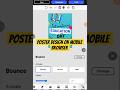 Design Posters on Mobile | No App &amp; Laptop Needed