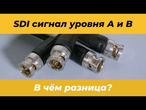 Что такое уровни SDI сигнала A и B? Какой уровень поддерживается продуктами Blackmagic Design?