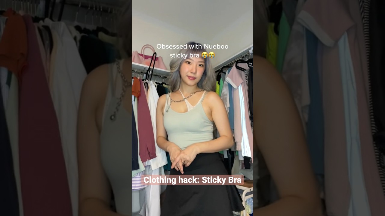 Clothing Hack: Sticky Bra 