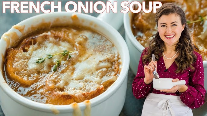 Recipe For An Easy Beautiful Onion Soup 🧅 - Chef Jean-Pierre