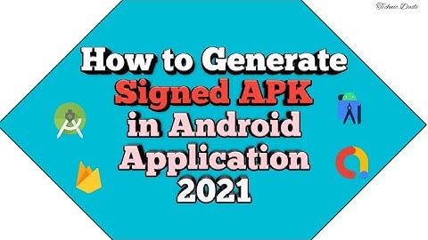 How to Generate Signed apk in android studio 2021 - @TechnicDude