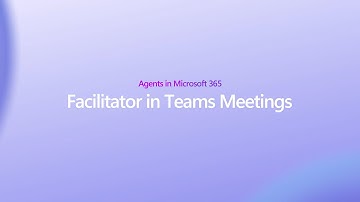 마이크로소프트 365 에이전트 | Facilitator in Teams meeting