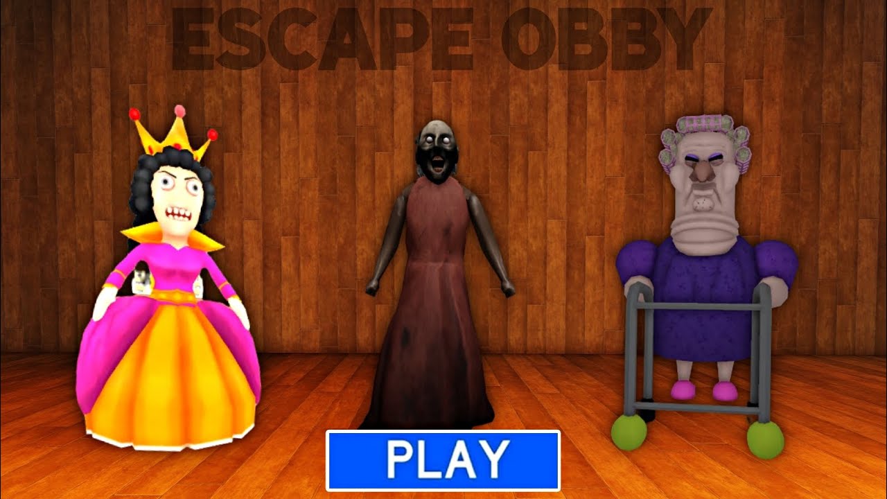 Granny's Vs Evil Queen Vs Grumpy Granny (obby) - Gameplay ∣ NO Commentary 