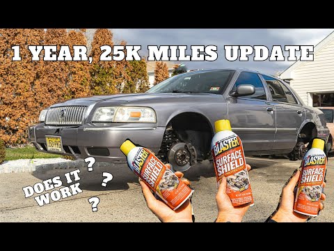 PB BLASTER SURFACE SHIELD | STOP the RUST | 1 YEAR UPDATE  MERCURY FORD LINCOLN PANTHER PLATFORM