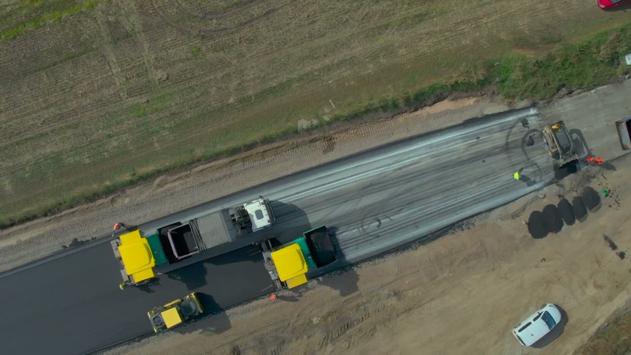 Obchvat Dašic - průběh prací během výstavby