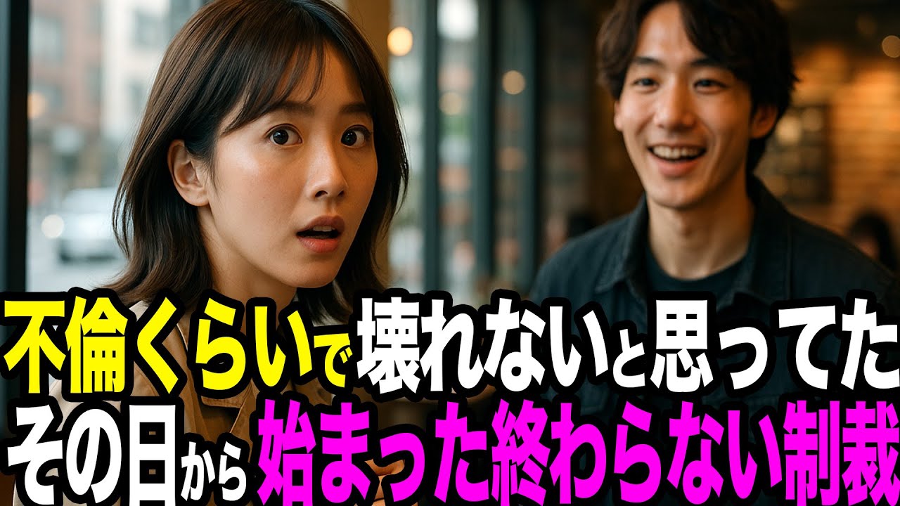 【シタ妻】「不倫くらいで壊れないと思ってた」夫は怒らなかった…無言で渡された離婚届と慰謝料→その日から始まった終わらない制裁【修羅場朗読】