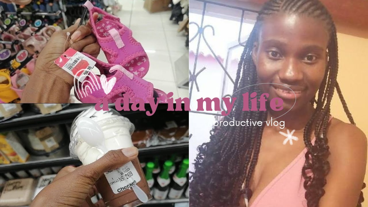 A day in my life | Shopping at the mall | Hair salon | #Namibian ...