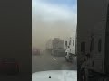 Moment Massive Dust Storm Causes Deadly Multi-Vehicle Crash on Colorado Interstate #shorts