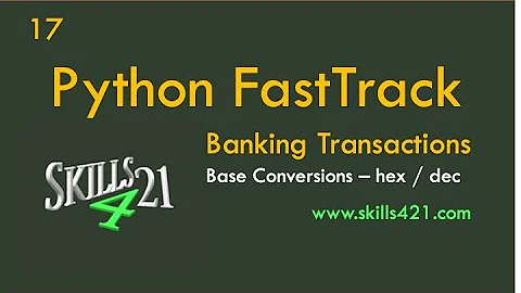 017 :: Python - Base Conversions - Hex to Decimal