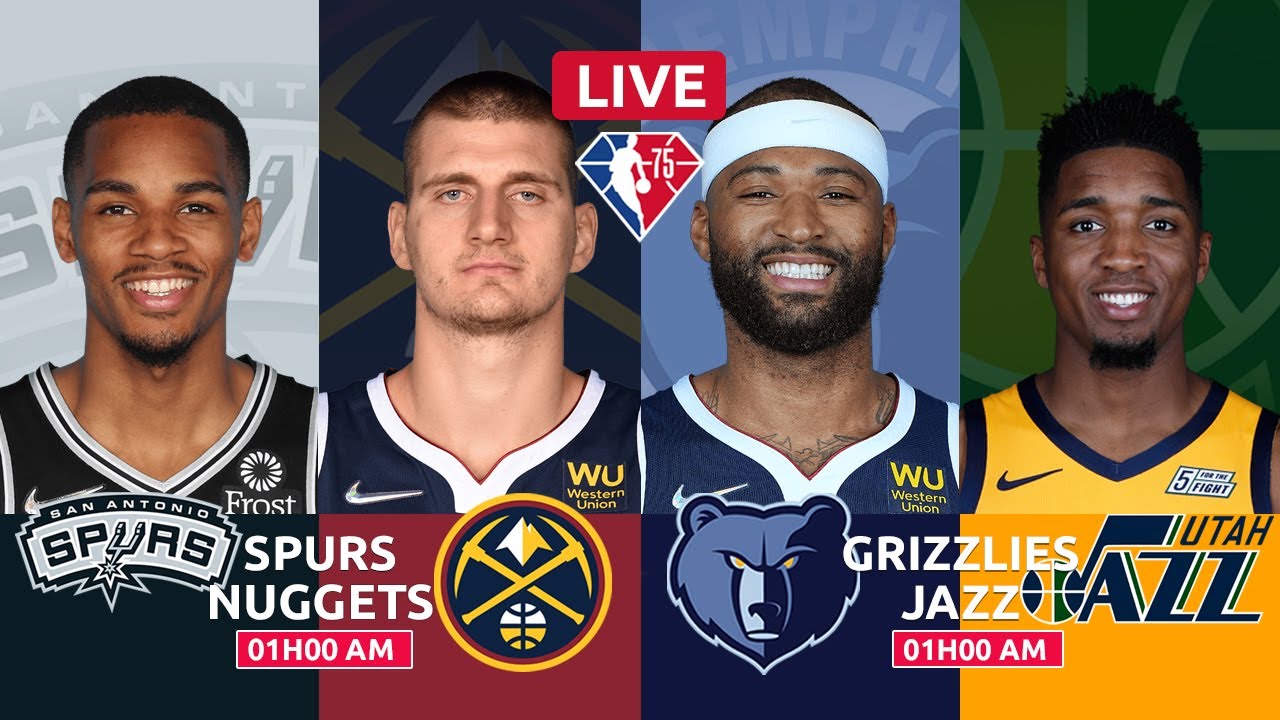 Spurs Nuggets Grizzlies Jazz nba Live Score Today YouTube Spurs Nuggets Grizzlies Jazz nba Live Score Today YouTube