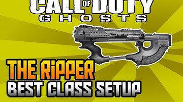 Cod Ghosts: Best Ripper CLass Setup With Live KEM