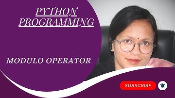 Modulo operator in python || Python programming for beginner
